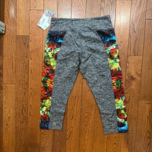 NWT LuLaRoe Jade Legging - Athletic Workout Capri Length Size M - Picture 3 of 6